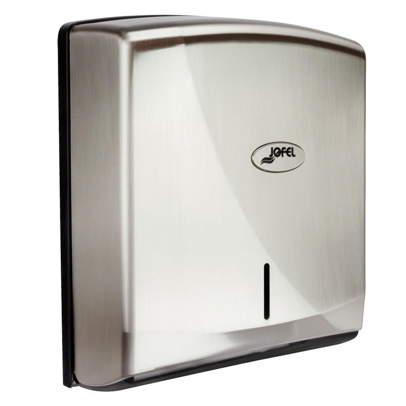 DISPENSADOR DE TOALLA INTERDOBLADA FUTURA NÍQUEL BARNIZ AH35001