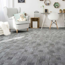 ALFOMBRA MODULAR CRYSTAL 185 ALTO TRAFICO RIZO OZ 100% NYLON  (CAJA 5 M2 CON 20 PIEZAS 50X50)