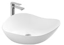 LAVABO CERAMICO DE SOBREPONER MOD. ALMENDRO BLANCO NATIA
