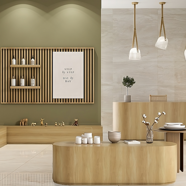 PISO PORCELANICO KAIROS PULIDO 80X160 (CAJA 2.56)2PZ