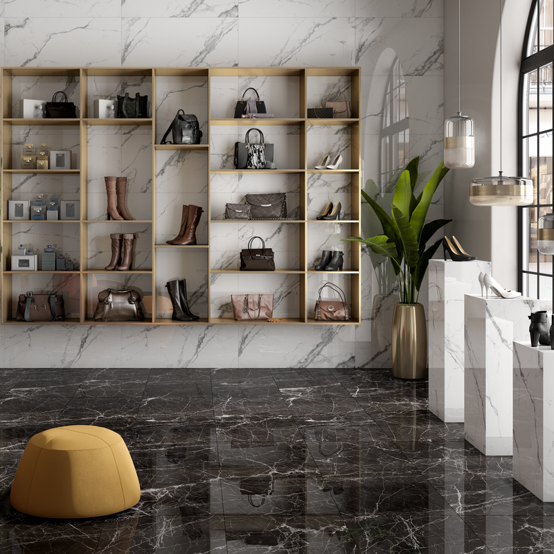 PISO PORCELANICO MAURICE BLACK PULIDO 60X120 (CAJA 2.16)3PZ-9MM