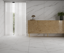 PISO PORCELANICO ARIA MARBLE BLANCO ESMALTADO RECTIFICADO 59.3X59.3 (CAJA 1.76)5PZS