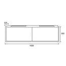 MUEBLE PARA BAÑO FENIX LED 150 ROBLE