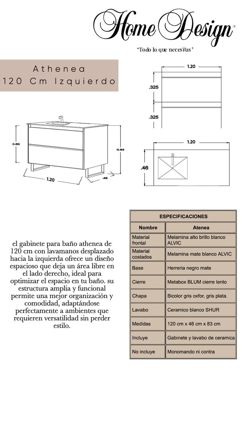 GABINETE PARA BAÑO ATHENEA