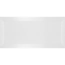 PISO PORCELANICO METRO BLANCO BRILLO 10 X 20 CM CAJA = 1 M2