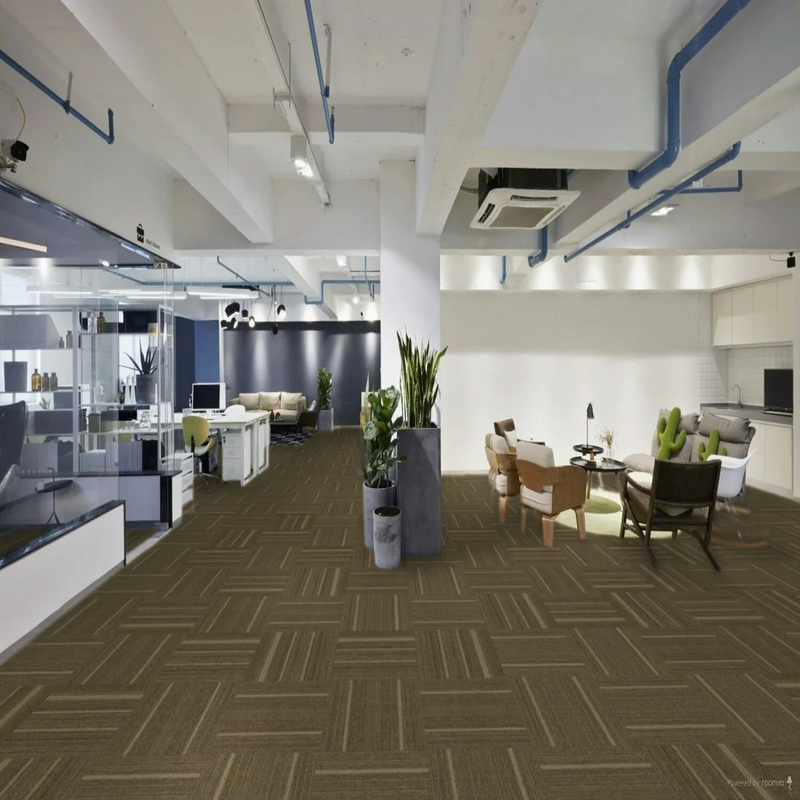 ALFOMBRA MODULAR REVIVAL 100% NYLON, DE .61 X .61, 16 ONZ. (UNIDAD CAJA DE 6.69M2 CON 18 PZAS)*COSTO POR M2*