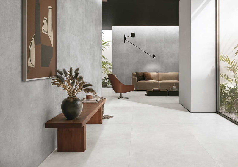 PISO PORCELANICO ASPHALT WHITE ESMALTADO 90X180 (CAJA 1.62 m2)