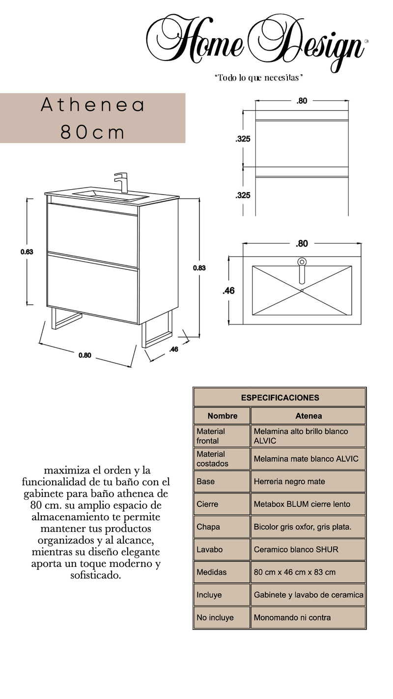 GABINETE PARA BAÑO ATHENEA