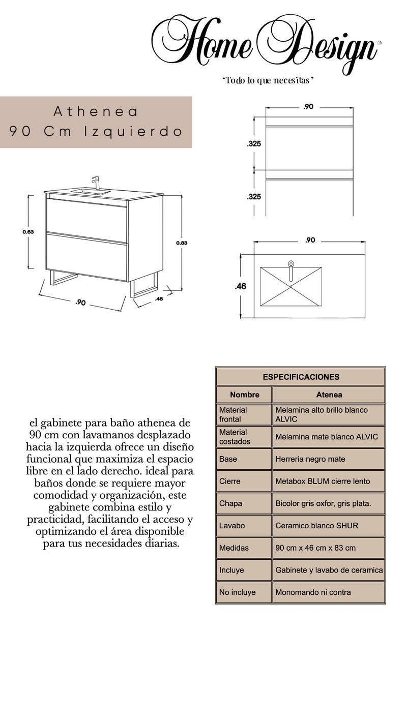 GABINETE PARA BAÑO ATHENEA
