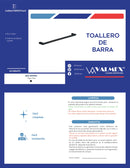 TOALLERO DE BARRA NEGRO MATE B60.409NM
