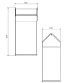 BOTE DE BASURA BALANCÍN PEQUEÑO BE75500