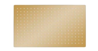 REGADERA DE LLUVIA 500 x 300 mm EN ACERO INOXIDABLE 304 WS 50.300BG BRUSHED GOLD