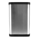 BOTE DE BASURA CUADRADO PEQUEÑO INOXIDABLE BI70090