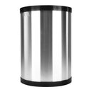 BOTE DE BASURA CILÍNDRICO PEQUEÑO INOXIDABLE BI70190