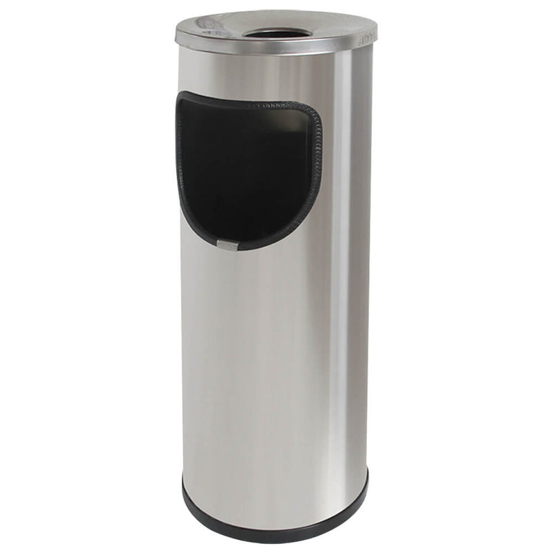 BOTE DE BASURA CILÍNDRICO GRANDE INOXIDABLE BI70290