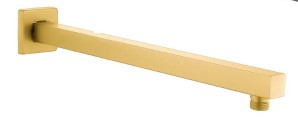 BRAZO A MURO CUADRADO 400MM WA22.221BG BRUSHED GOLD