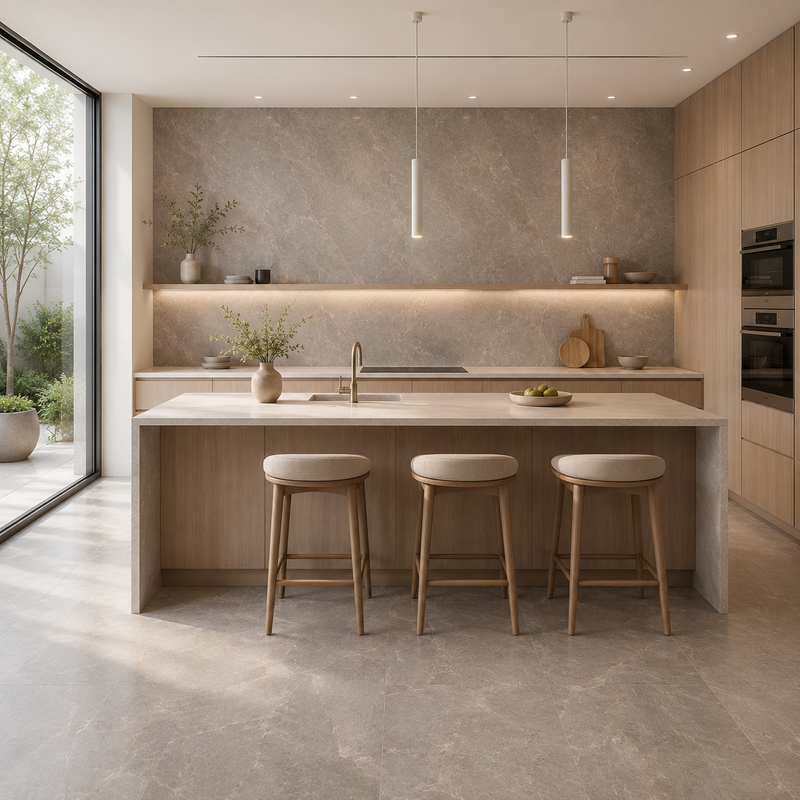 PISO PORCELANICO BRONCE VENATO PULIDO 60X120 (CAJA 2.16)3PZ-9MM