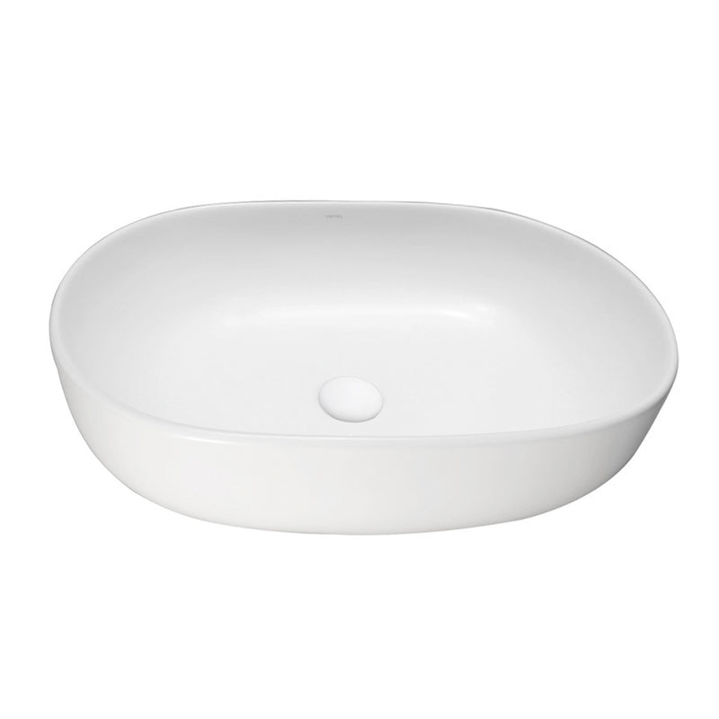 LAVABO DALI ESMALTADO BLANCO MATE 600 X 400 X 150 MM INCLUYE VALVULA