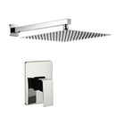 JUEGO MONOMANDO CUADRADO EMPOTRABLE CON REGADERA TETRA CROME CE06.101