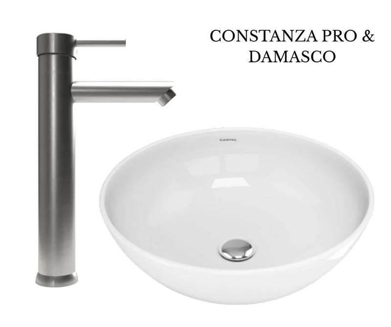 KIT LAVABO CONSTANZA PRO & MONOMANDO DAMASCO