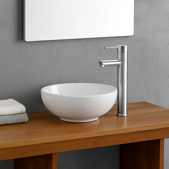 MONOMANDO LAVABO ALTO DAMASCO INOX 3210IN