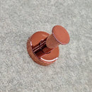 GANCHO SENCILLO TUBULAR ACABADO AURA TUB-06-AU