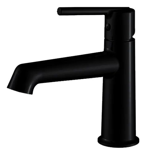 MONOMANDO CORTO PARA LAVABO NEGRO MATE VP15.011NM