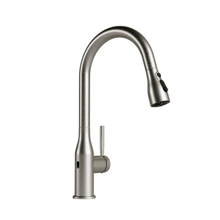 MONOMANDO PARA FREGADERO DE SENSOR PRACTIKA ACERO INOX E-315-AI