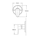 MONOMANDO PARA REGADERA O TINA CENTURY-E-708-AU