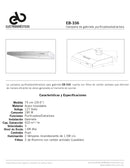 CAMPANA DE GABINETE ACERO INOXIDABLE 75CM EB-336