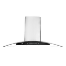 CAMPANA DE PARED 90 CM EN CRISTAL CURVO EB-392A