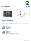 PARRILA A GAS 86CM 5 QUEMADORES EB-482