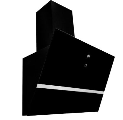 CAMPANA DE PARED INCLINADA 60 CM EN CRISTAL EB-332