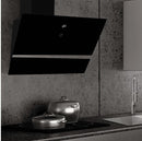 CAMPANA DE PARED INCLINADA 60 CM EN CRISTAL EB-332