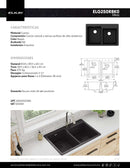 TARJA DE EMPOTRAR ACERO INOXIDABLE ELG250R