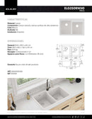 TARJA DE EMPOTRAR ACERO INOXIDABLE ELG250R