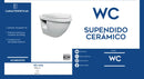 WC SUSPENDIDO BLANCO 370*510*370MM MARCA TECNOBATH