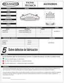 INFINITY JABONERA DE REJILLA CEPILLADO WA002