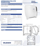 DISPENSADOR DE TOALLA DE PAPEL POR PALANCA FUTURA AG24000