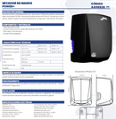 SECADOR DE MANOS DE MANOS POWER+ NEGRO MATE AA56926