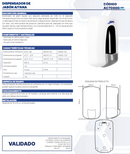 DISPENSADOR DE JABÓN AITANA AC70000