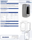 DISPENSADOR DE JABÓN AITANA HUMO AC72000