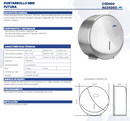 PORTARROLLO MINI FUTURA ACERO INOXIDABLE AE25000