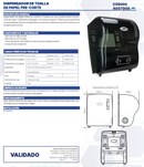 DISPENSADOR DE TOALLA DE PAPEL PRE-CORTE AG57000
