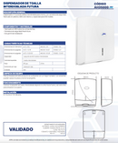 DISPENSADOR DE TOALLA INTERDOBLADA FUTURA AH35000