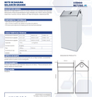 BOTE DE BASURA BALANCÍN GRANDE BE71700