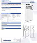 BOTE DE BASURA RECTANGULAR JOFEL BI70400