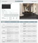 PISO PORCELANICO CARBONI DARK GREY RECTIFICADO 79.3X159.3(CAJA 1.26) 1PZS