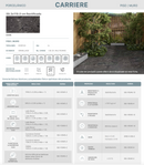 PISO PORCELANICO CARRIERE DARK MATE 59.3X119 (CAJA 2.12)3PZ
