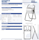 PORTABOBINA DE PISO JOFEL PB30000